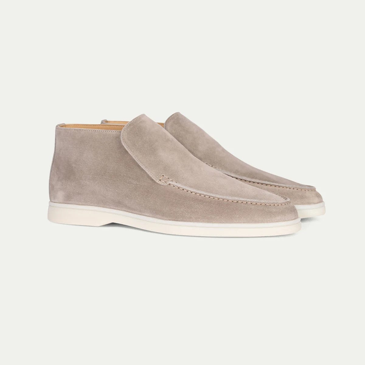 Primadon Chukka-Stiefel Beige / 37.5 Nico elegante Chukka Boots für Herren suede