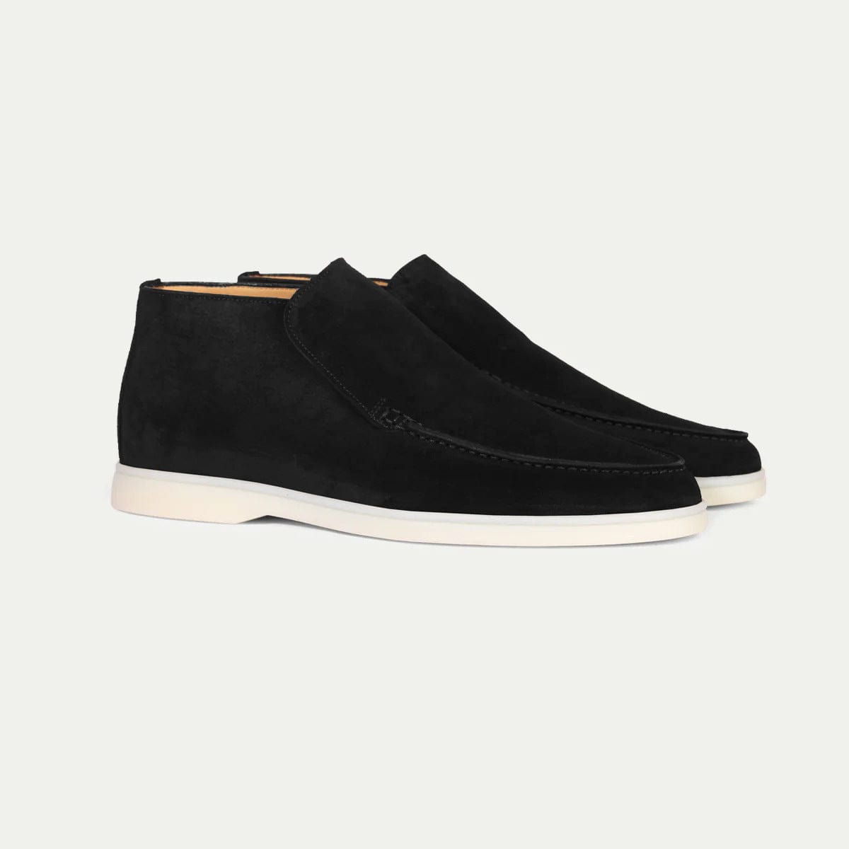 Primadon Chukka-Stiefel Schwarz / 37.5 Nico elegante Chukka Boots für Herren suede