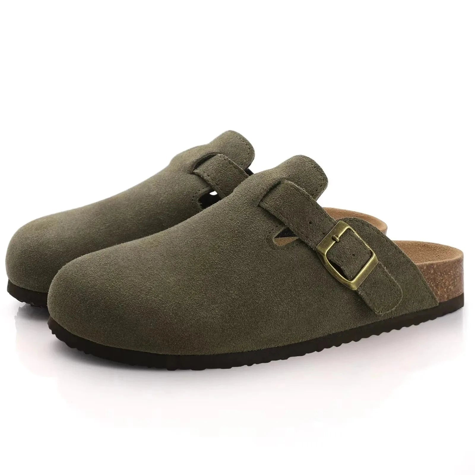 Primadon Clogs Helena | bequeme Wildleder-Clogs für Damen Sommer
