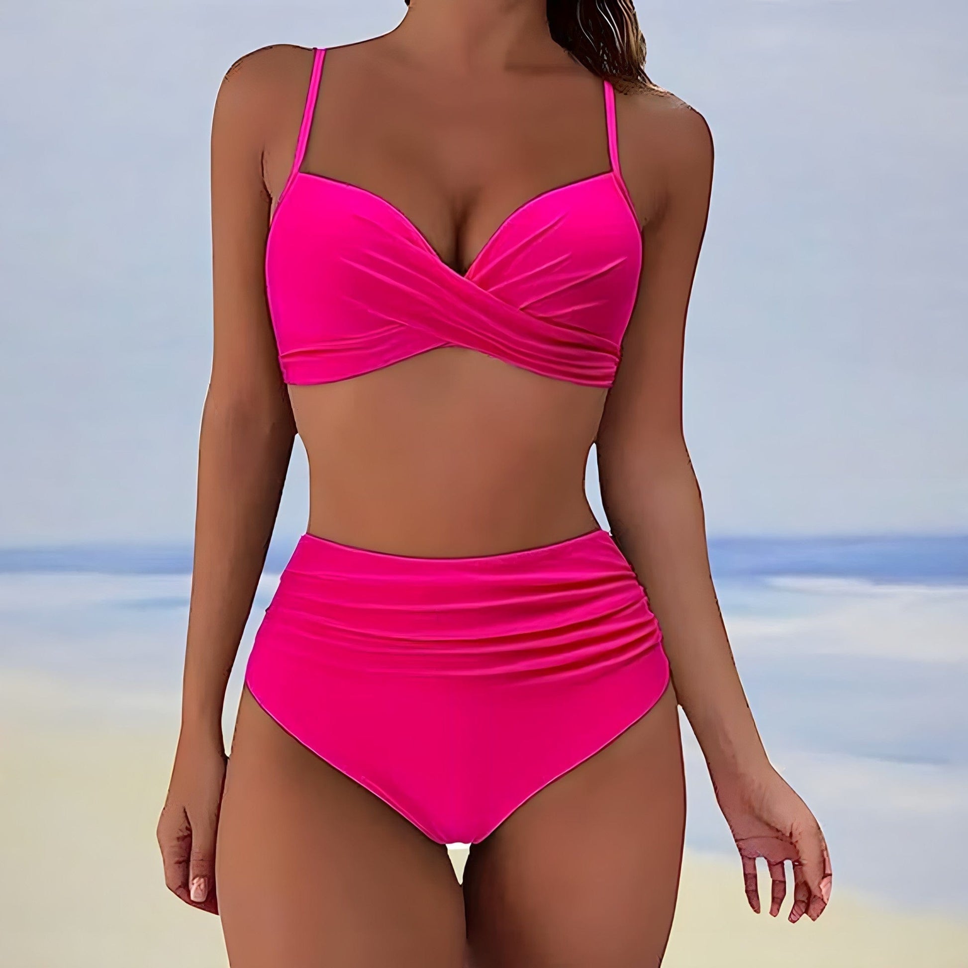 Primadon Damen-Badebekleidung Heißes Rosa / S Zora | elegantes Bikini Set für Damen Sommer