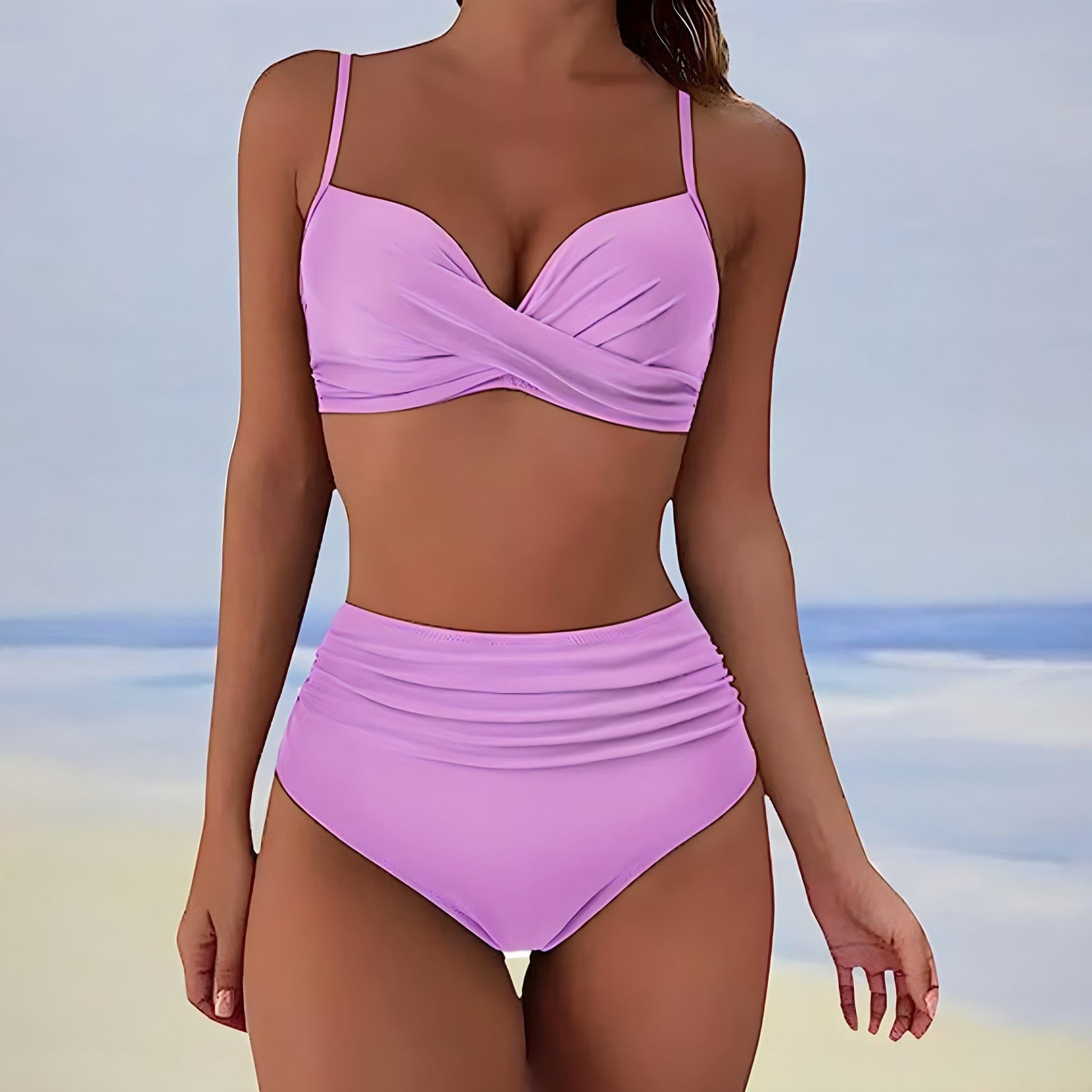 Primadon Damen-Badebekleidung Hellviolett / S Zora | elegantes Bikini Set für Damen Sommer