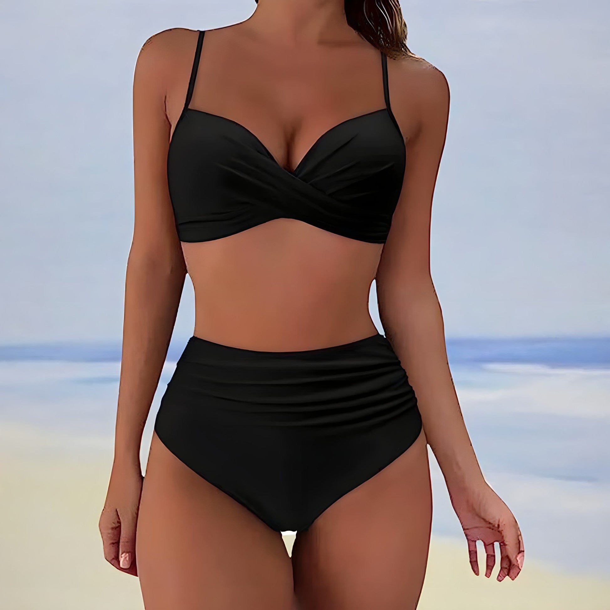 Primadon Damen-Badebekleidung Schwarz / S Zora | elegantes Bikini Set für Damen Sommer