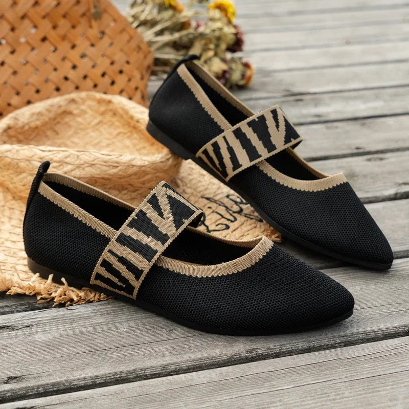 Primadon Damen Ballerinas Sola | elegante Spitzenschuhe für Damen flach