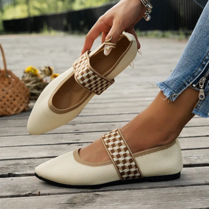 Primadon Damen Ballerinas Sola | elegante Spitzenschuhe für Damen flach