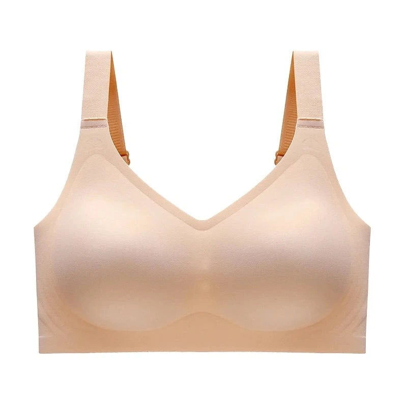Primadon Damen-BHs Beige / 75B–75D Fina | nahtloser Push-up BH für Damen bequem