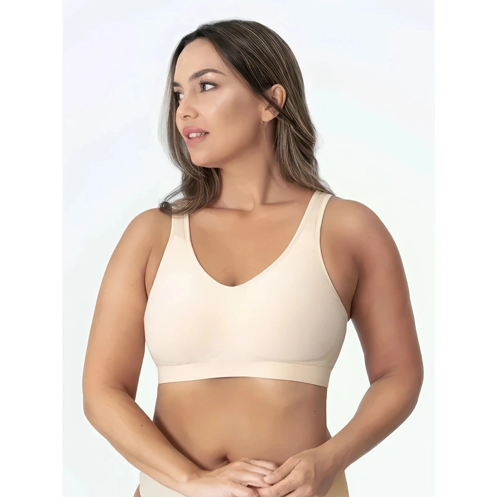 Primadon Damen-BHs Beige / S Sophie | kabelloser Shaper-BH für Damen elegant