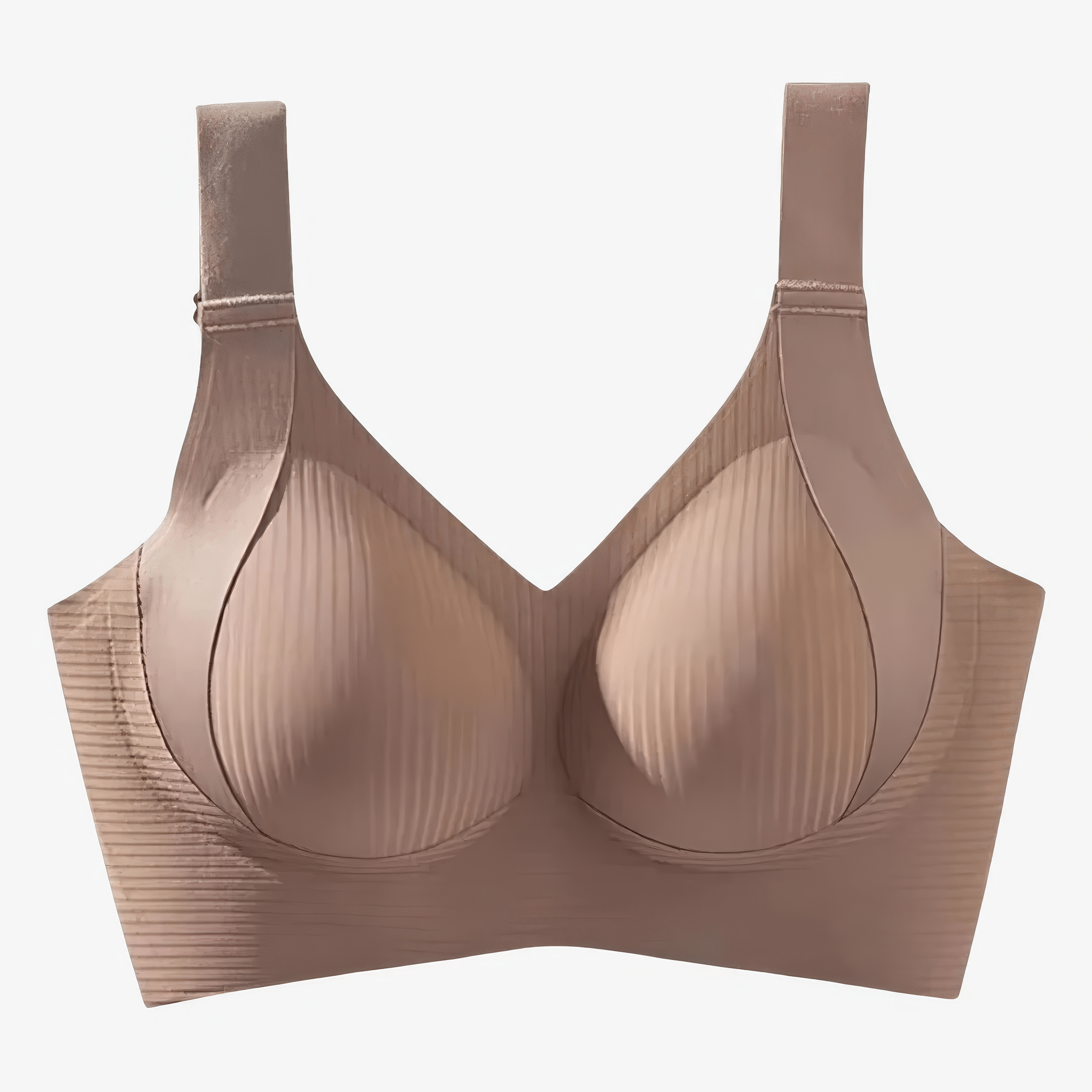 Primadon Damen-BHs Braun / 70A – 75C Cozy | nahtloser BH ohne Bügel für Damen bequem