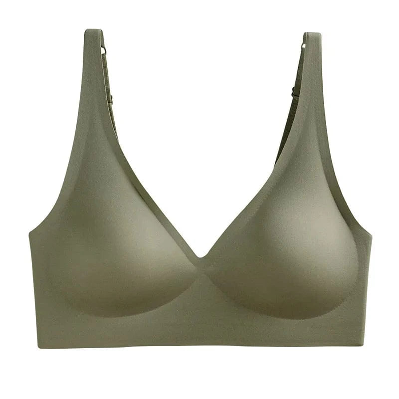 Primadon Damen-BHs Grün / 70A-C Sophie | nahtloser Push-Up BH für Damen verführerisch