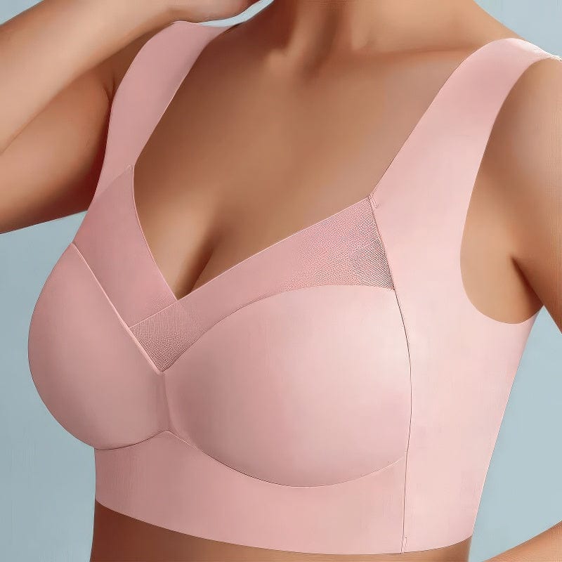 Primadon Damen-BHs Rosa / L Sila | nahtloser Push-Up BH für Damen bequem