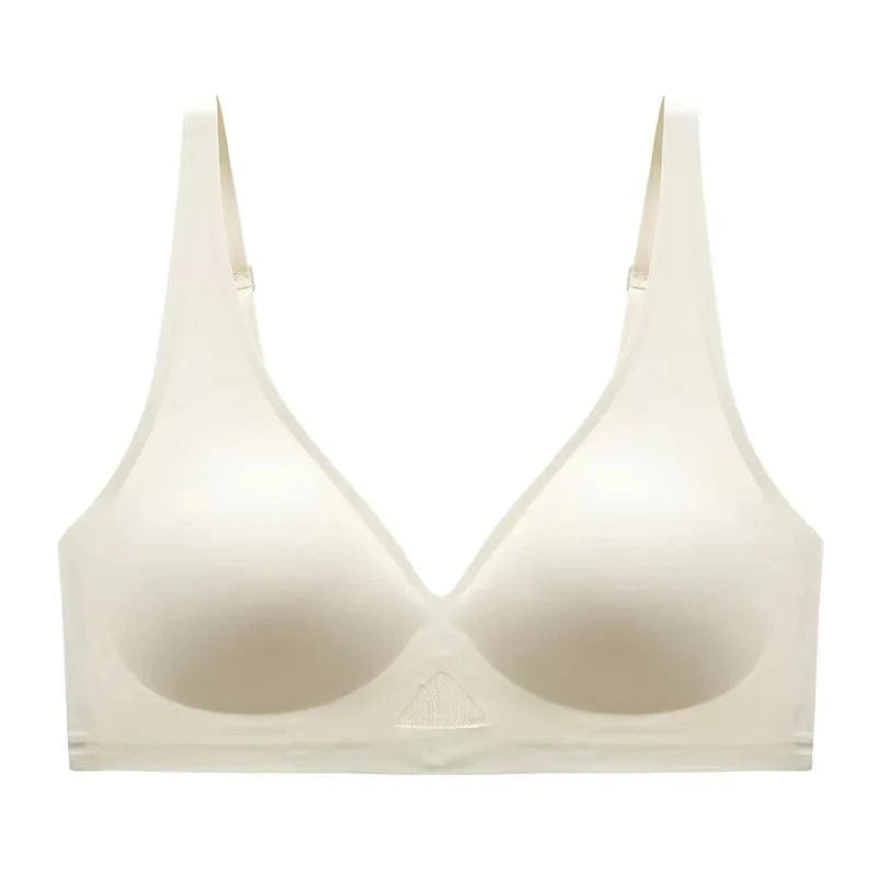 Primadon Damen-BHs Weiß / 70A-C Sophia | nahtloser Push-Up BH für Damen bequem