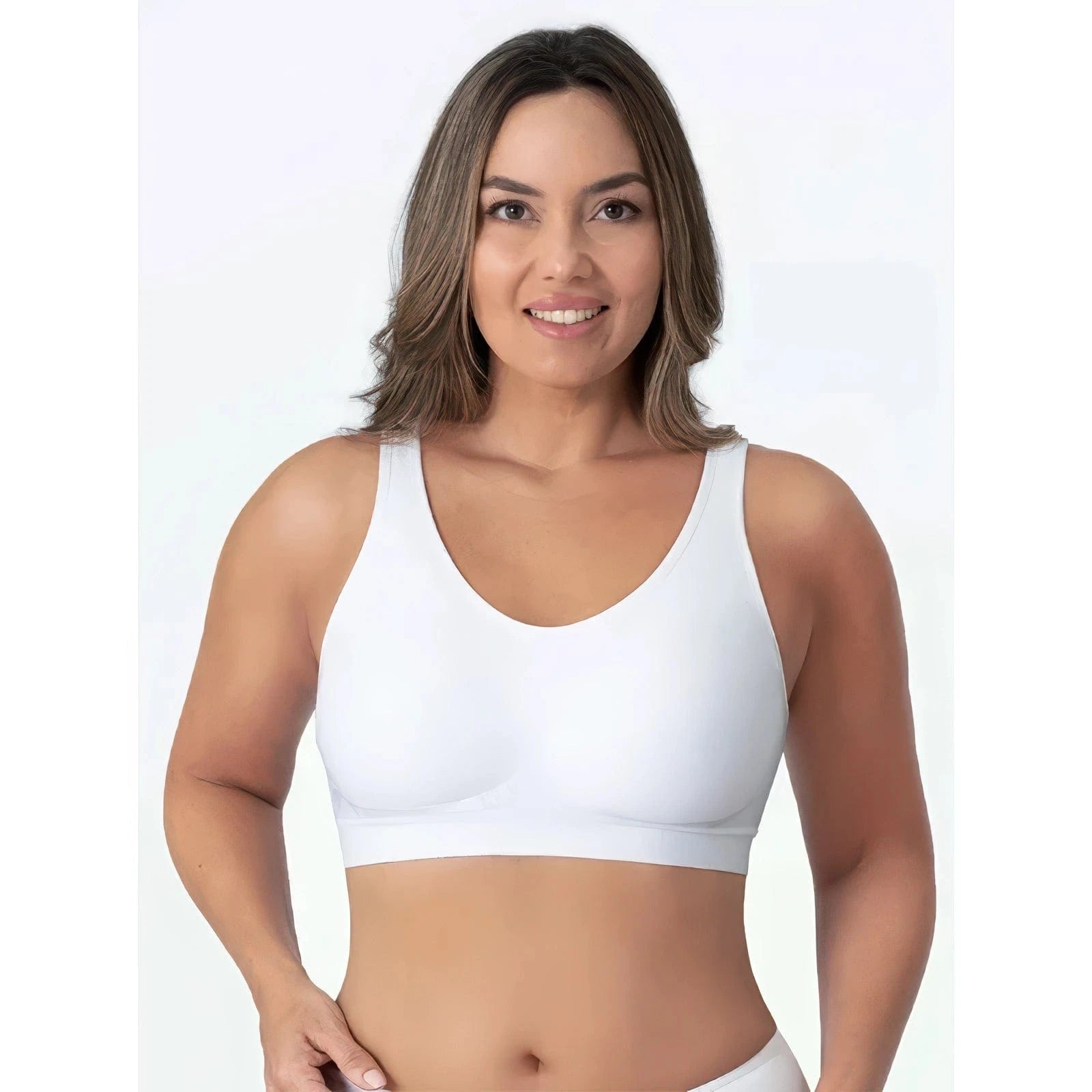 Primadon Damen-BHs Weiß / S Sophie | kabelloser Shaper-BH für Damen elegant