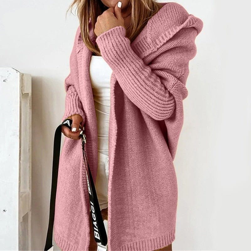 Primadon Damen Cardigans Pink / S Luna Damen Strickjacke | Weicher Stoff, Übergröße, Trendiges Design