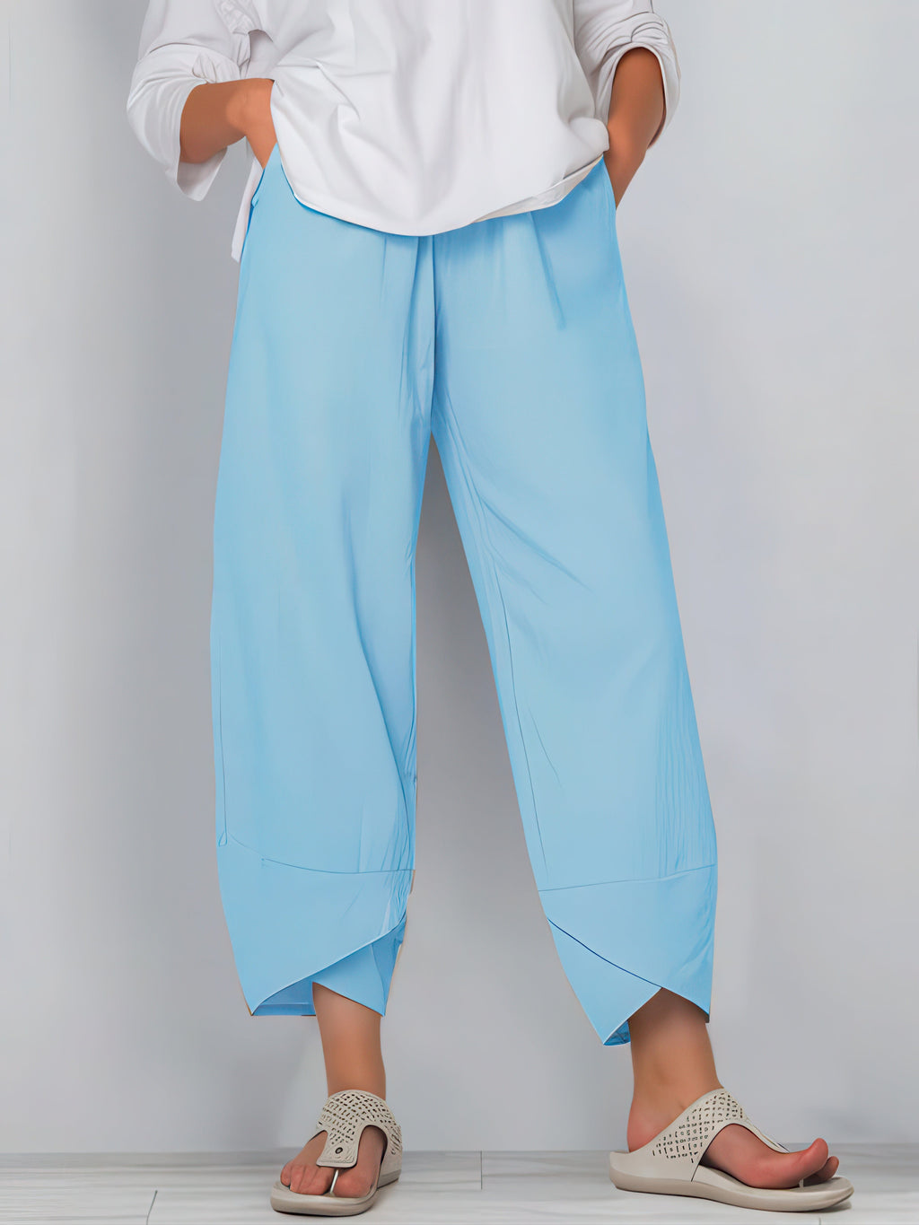 Primadon Damen Cropped-Hosen Élise | atmungsaktive Cropped-Hose für Damen Sommer