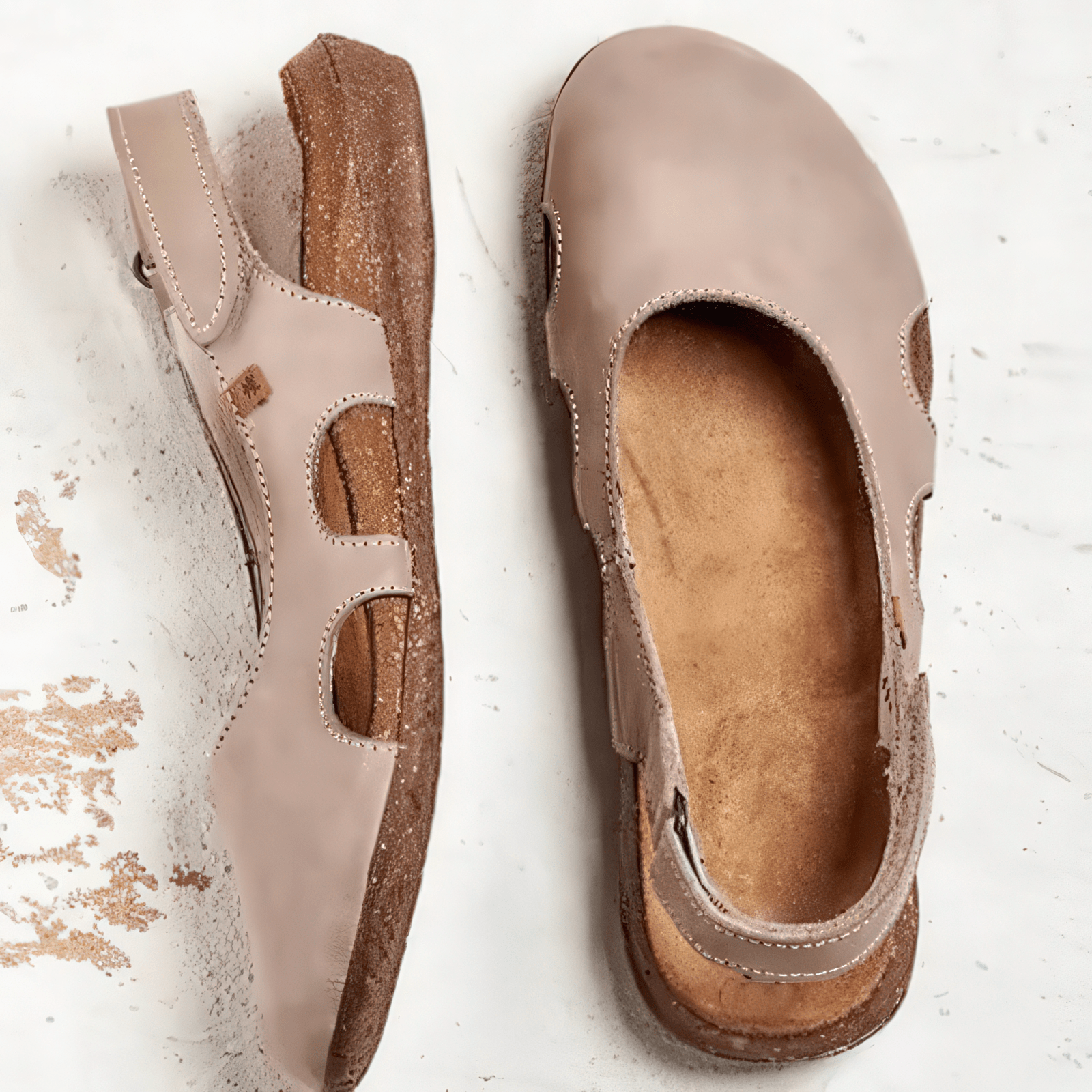 Primadon Damen Orthopädische Sandalen Beige / 35 Leni | bequeme Sandalen für Damen geschlossen