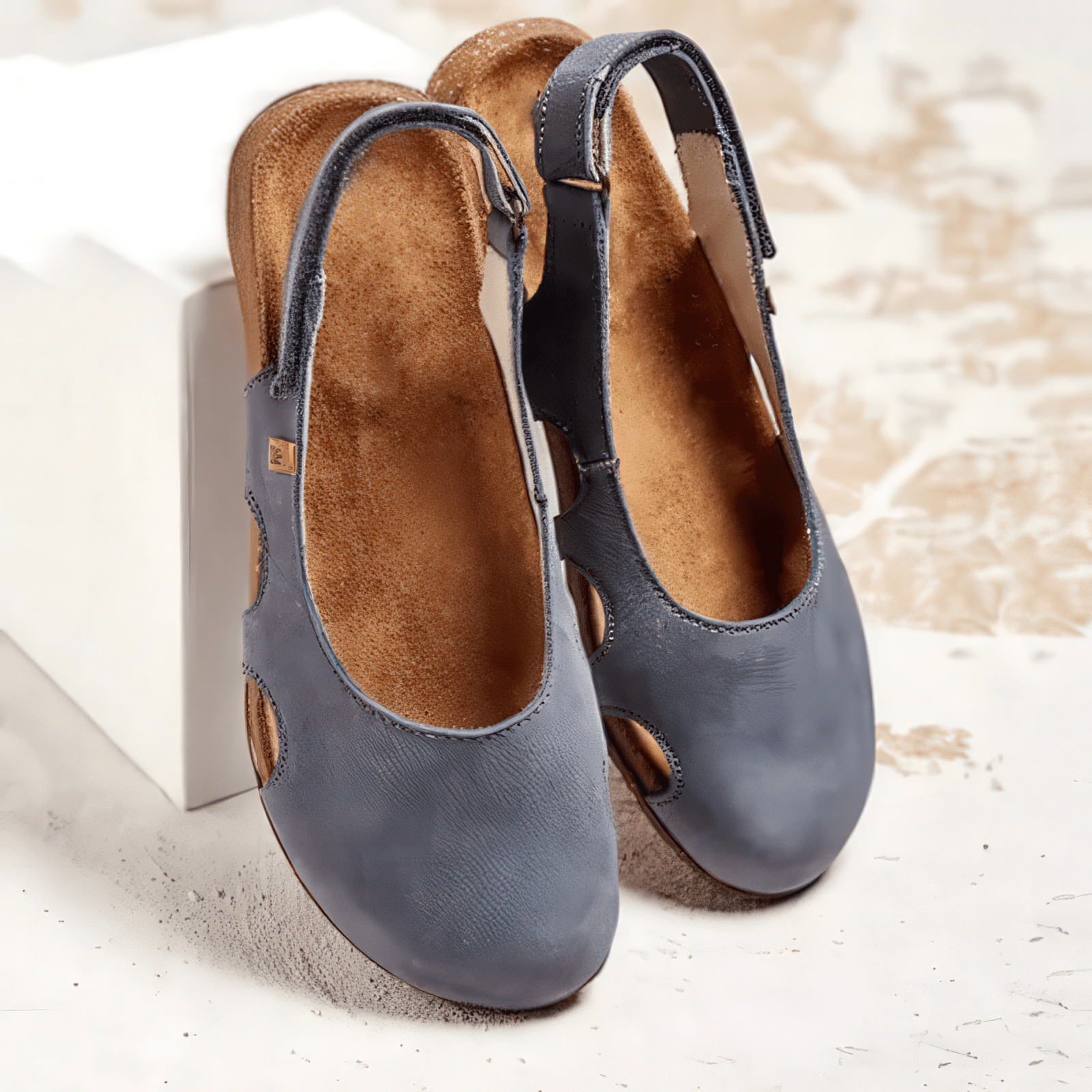 Primadon Damen Orthopädische Sandalen Grau / 35 Leni | bequeme Sandalen für Damen geschlossen