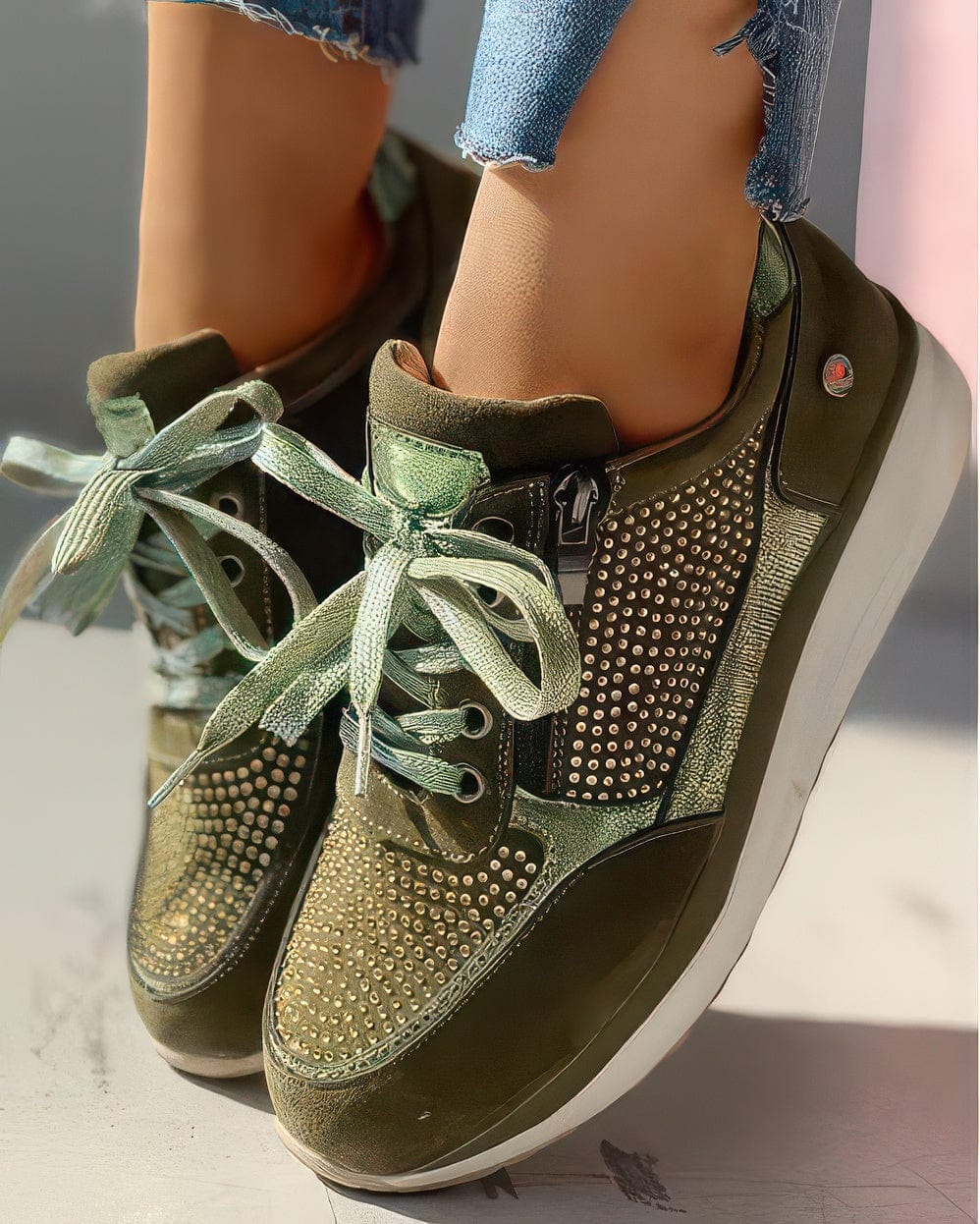 Primadon Damen-Orthopädische Schuhe Grün / 33 Leona | orthopädische Bunion Schuhe für Damen atmungsaktiv