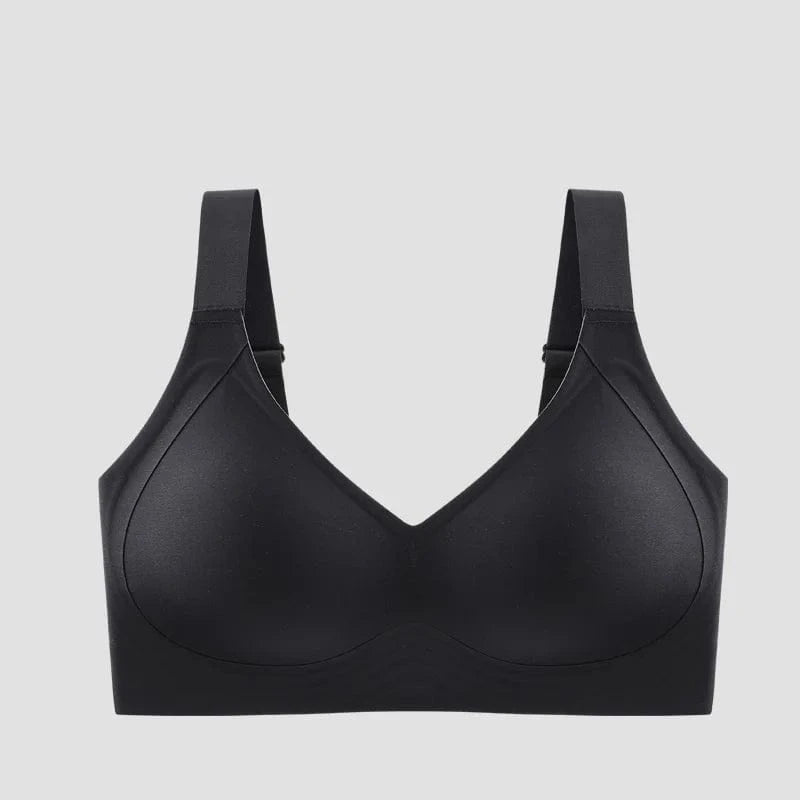 Primadon Damen Plus-Size Schlafanzüge & Loungewear Schwarz / M Bella nahtloser Schlaf-BH für Damen atmungsaktiv großer Größe