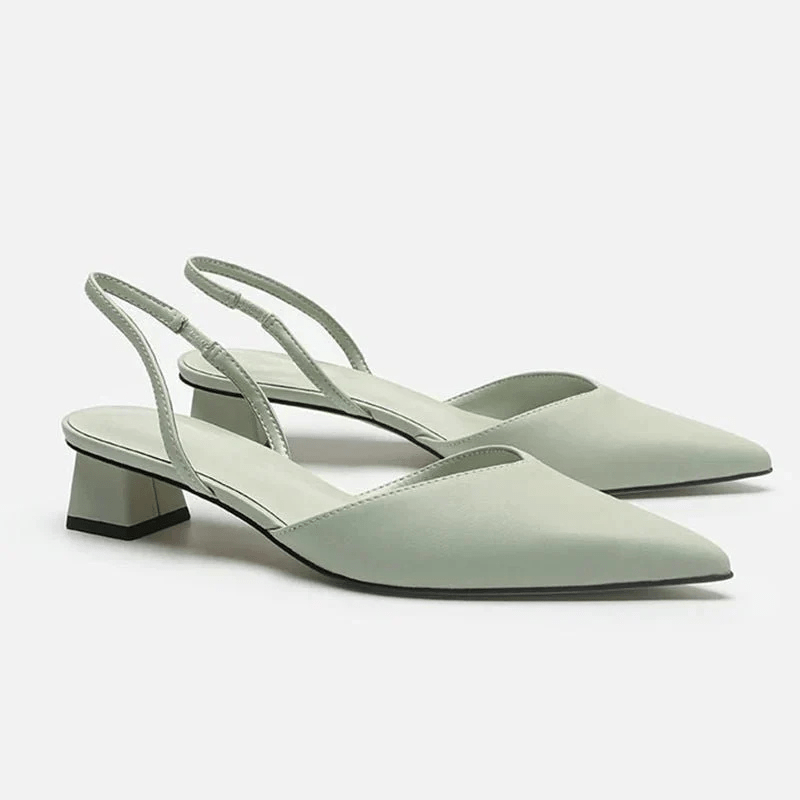 Primadon Damen Sandalen Grün / 34 Elara | leichte Slingback-Sandalen für Damen flach