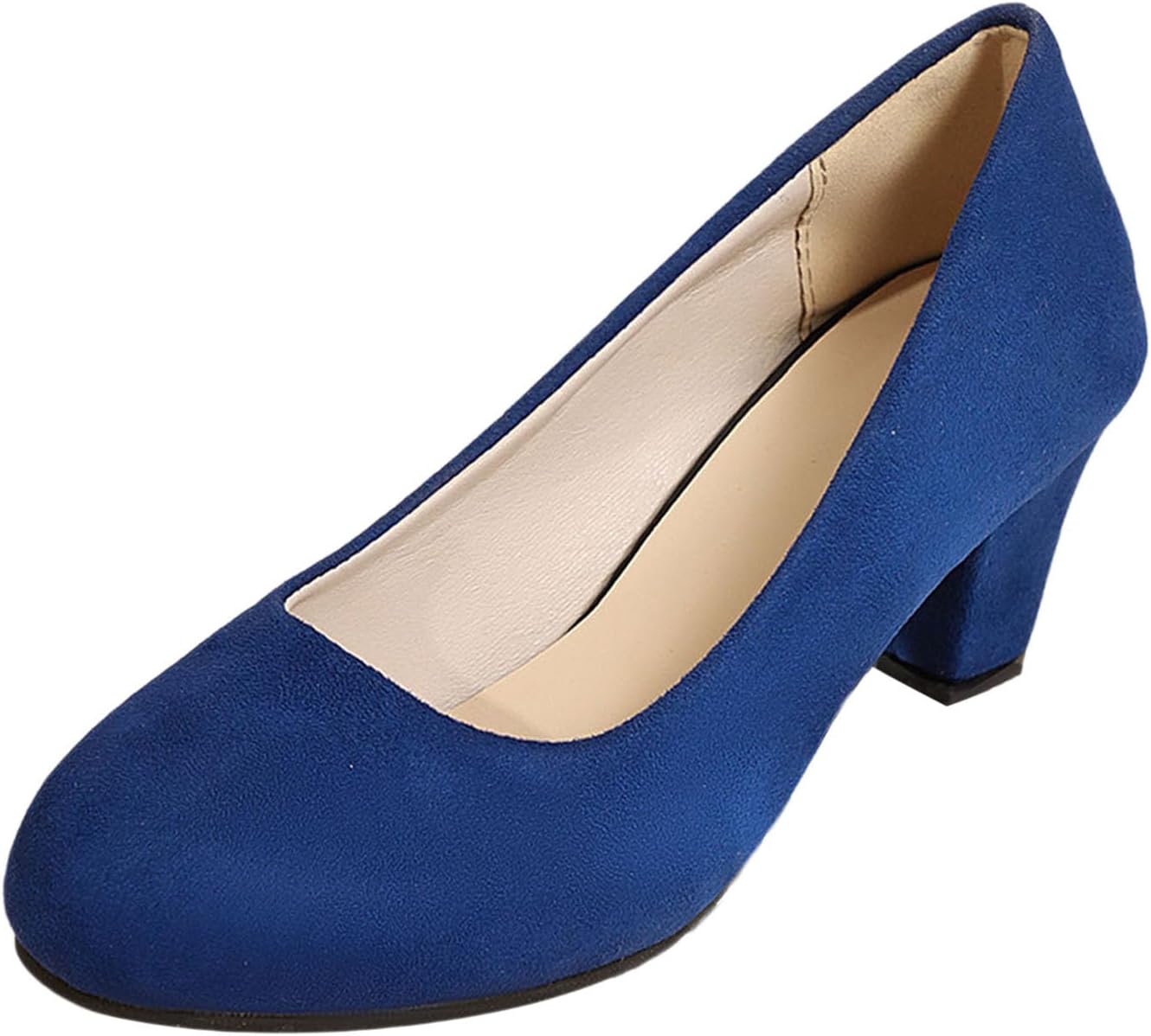 Primadon Damen Schuhe Blau / 35 Clara | Elegante Damenpumps mit Leopardenmuster aus Samt