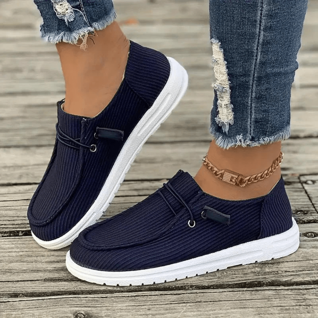 Primadon Damen Schuhe Blau / 36 Liv atmungsaktive Mokassin-Sneaker für Damen leicht