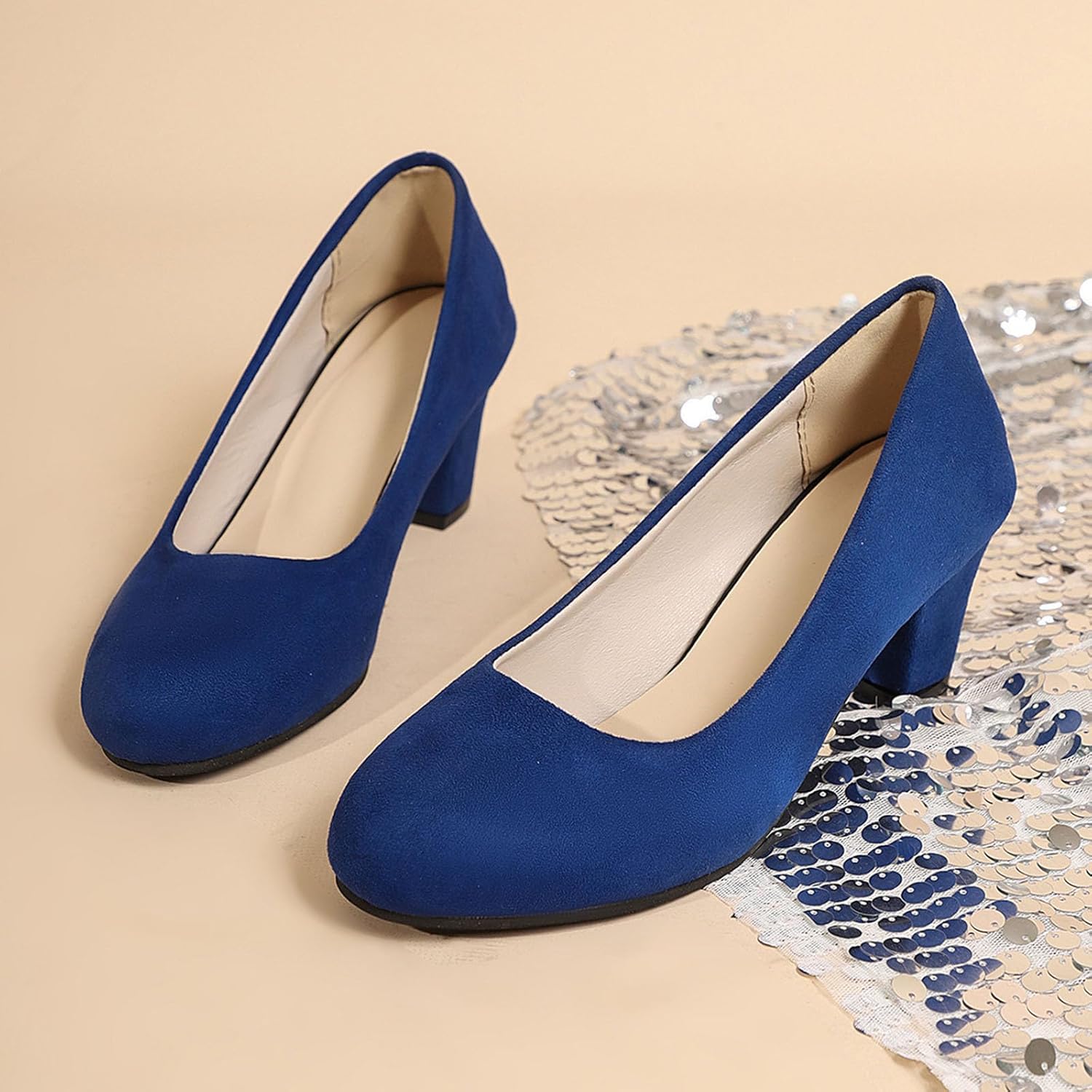Primadon Damen Schuhe Clara | Elegante Damenpumps mit Leopardenmuster aus Samt