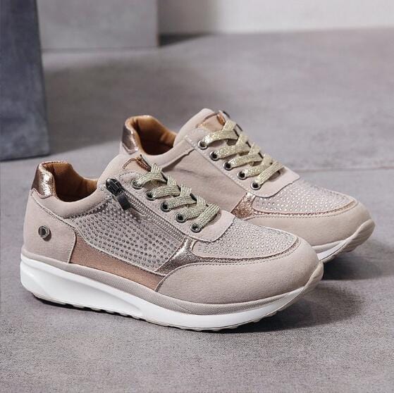 Primadon Damen Schuhe Frieda | Bequeme Sneaker für Damen mit Fußgewölbeunterstützung