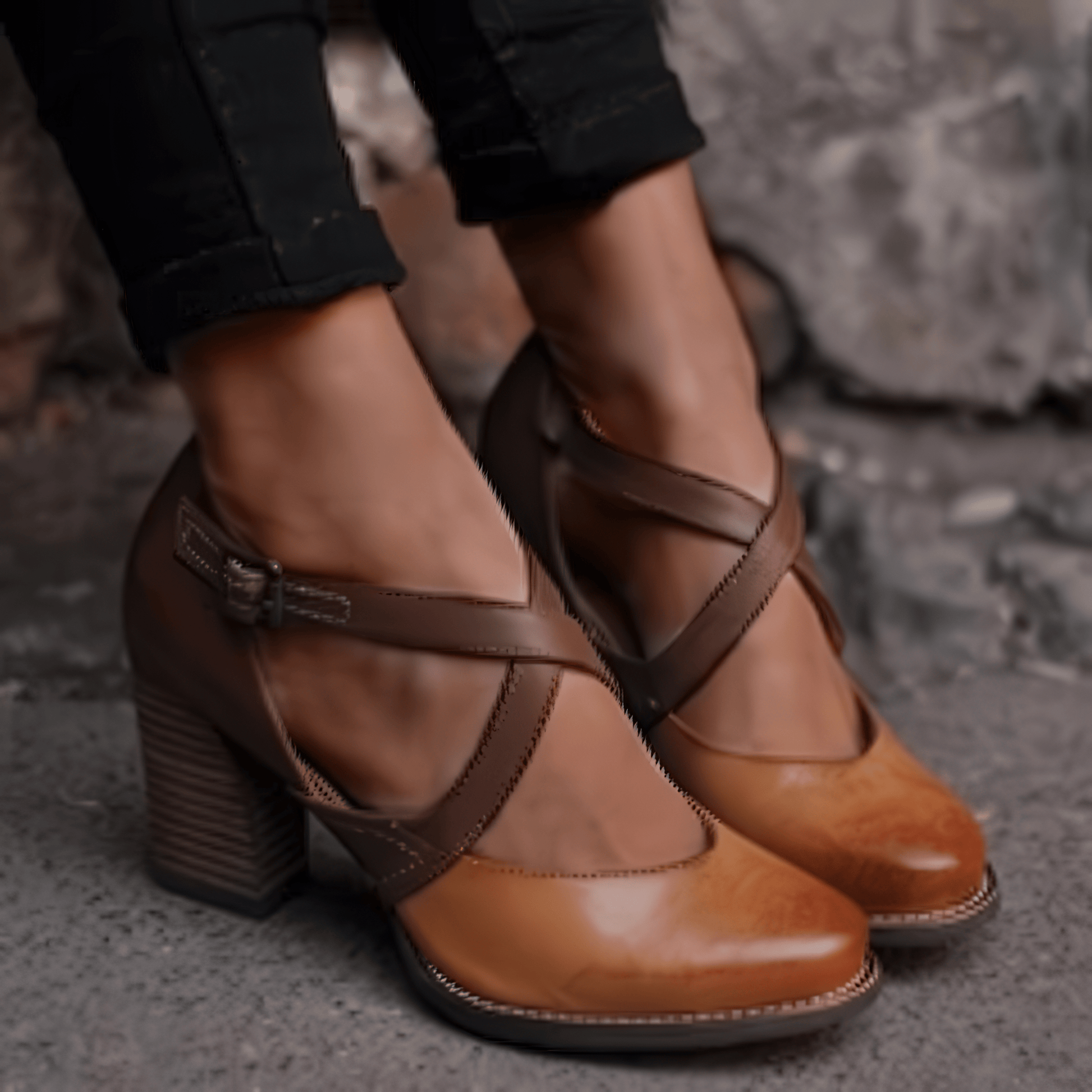 Primadon Damen Schuhe Gera | elegante Absatzschuhe für Damen 8 cm