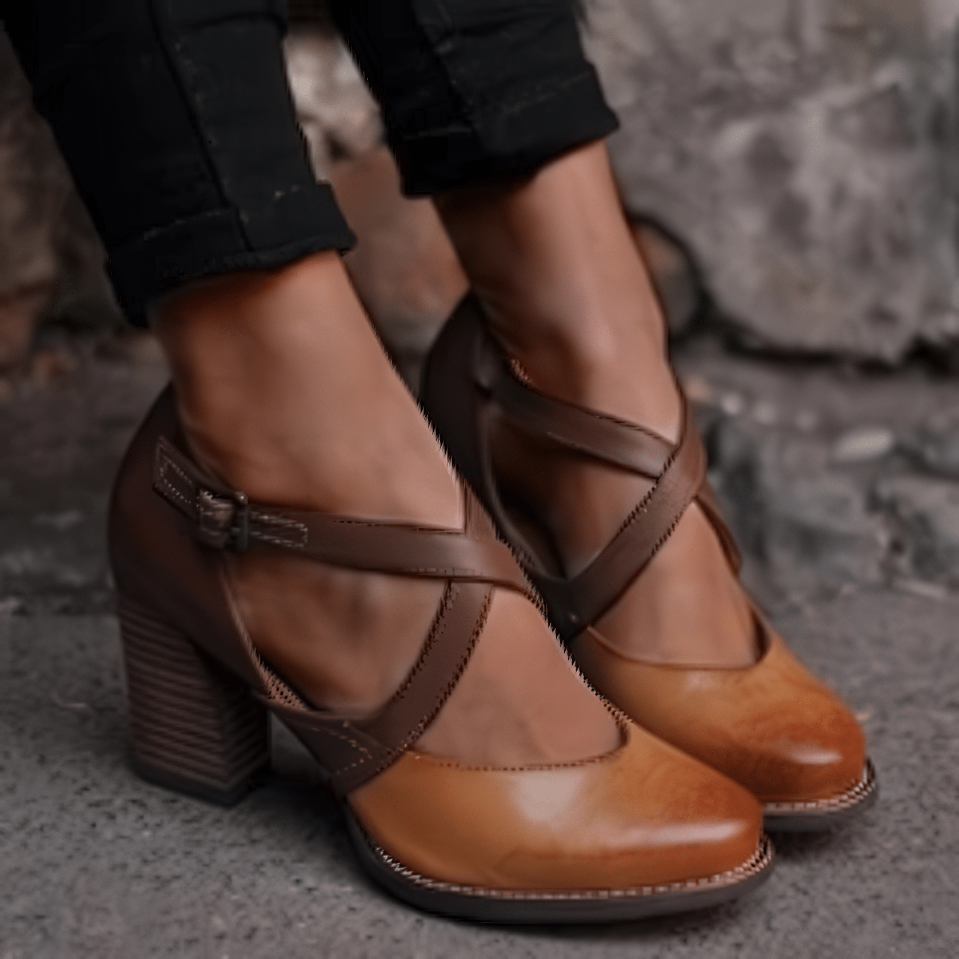 Primadon Damen Schuhe Gera | elegante Absatzschuhe für Damen 8 cm