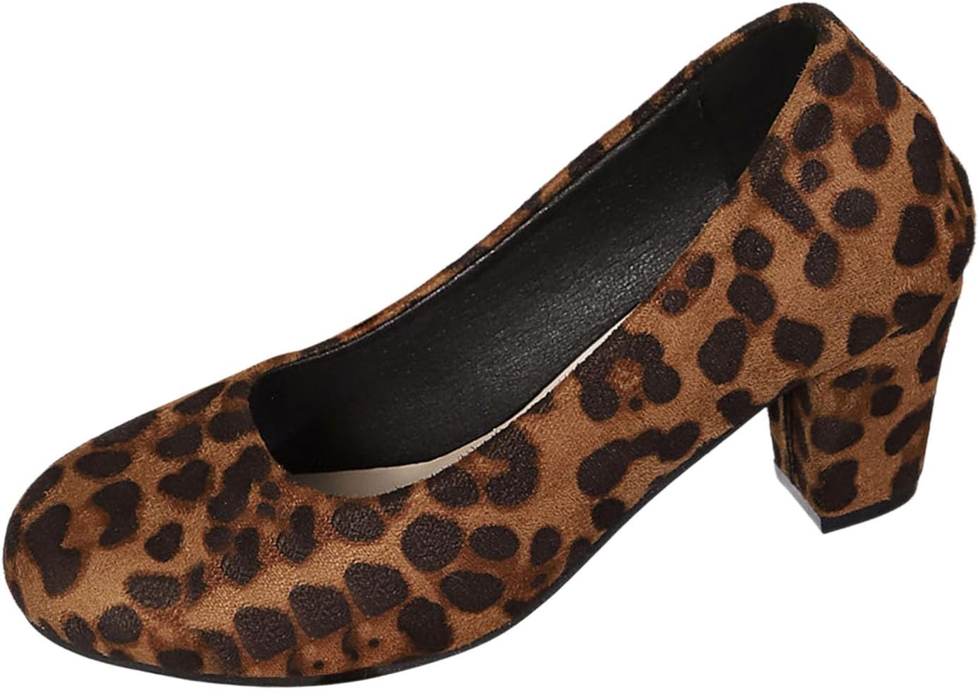 Primadon Damen Schuhe Leopard / 35 Clara | Elegante Damenpumps mit Leopardenmuster aus Samt