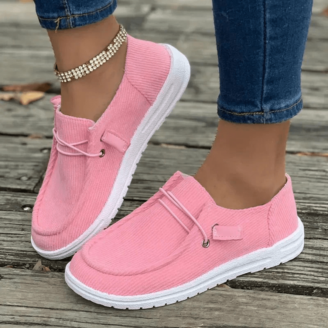 Primadon Damen Schuhe Rosa / 36 Liv atmungsaktive Mokassin-Sneaker für Damen leicht