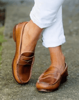 Primadon Damen Schuhe Sofia | eleganter Loafer für Damen atmungsaktiv