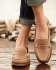 Primadon Damen Schuhe Sofia | eleganter Loafer für Damen atmungsaktiv