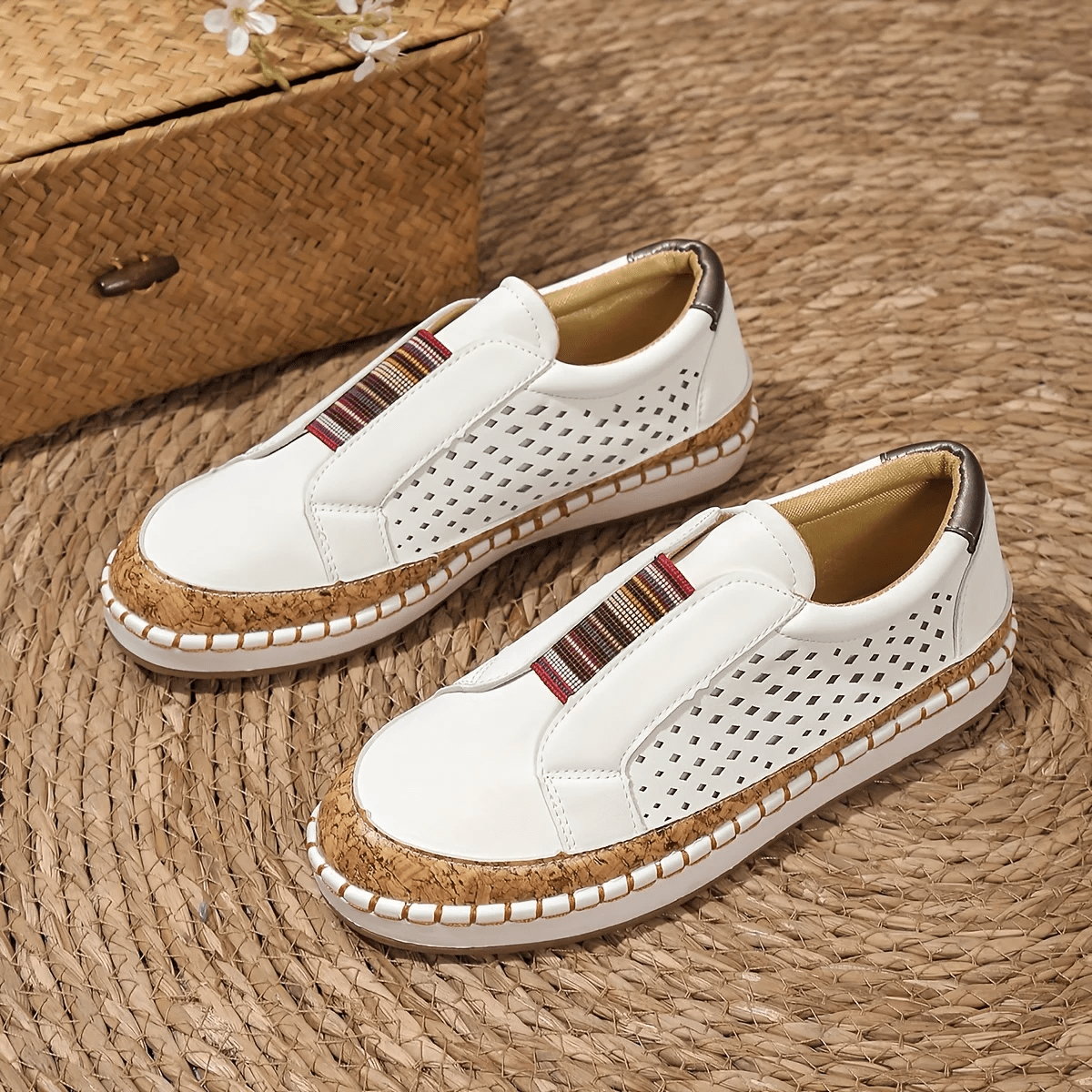 Primadon Damen Schuhe Weiß / 35 Sola | orthopädische Schlupfschuhe für Damen atmungsaktiv