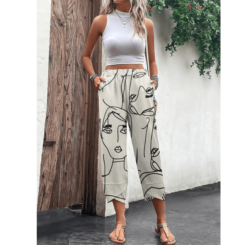 Primadon Damen Shorts Samira | luftige Sommerhose für Damen grafisch
