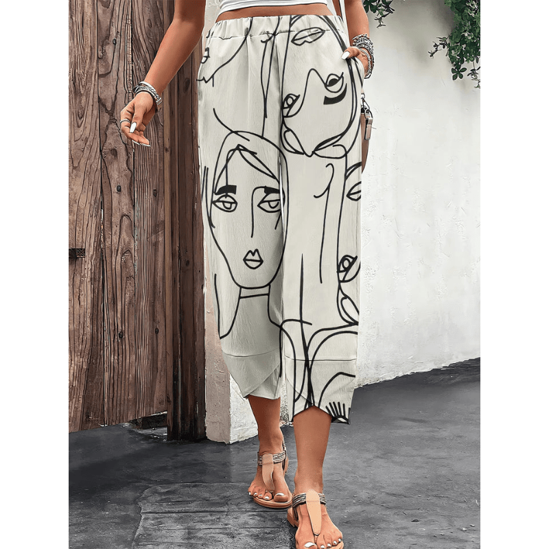 Primadon Damen Shorts Samira | luftige Sommerhose für Damen grafisch