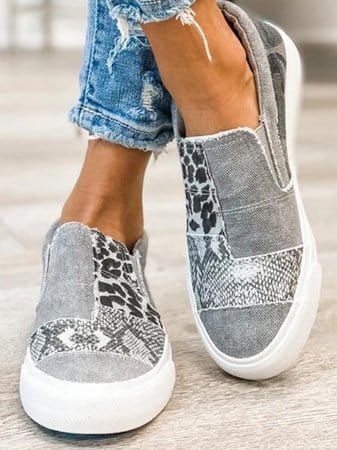 Primadon Damen Slipper Grau / 35 Valeria | bequeme Sneaker für Damen Alltag