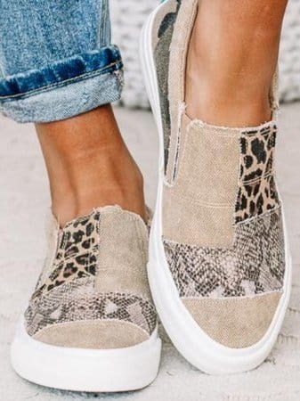 Primadon Damen Slipper Khaki / 35 Valeria | bequeme Sneaker für Damen Alltag