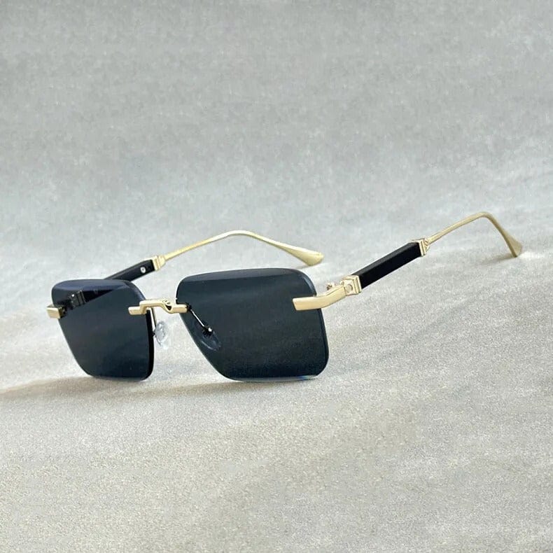 Primadon Damen Sonnenbrillen Schwarz Jaron elegante rimless Sonnenbrille für UV400
