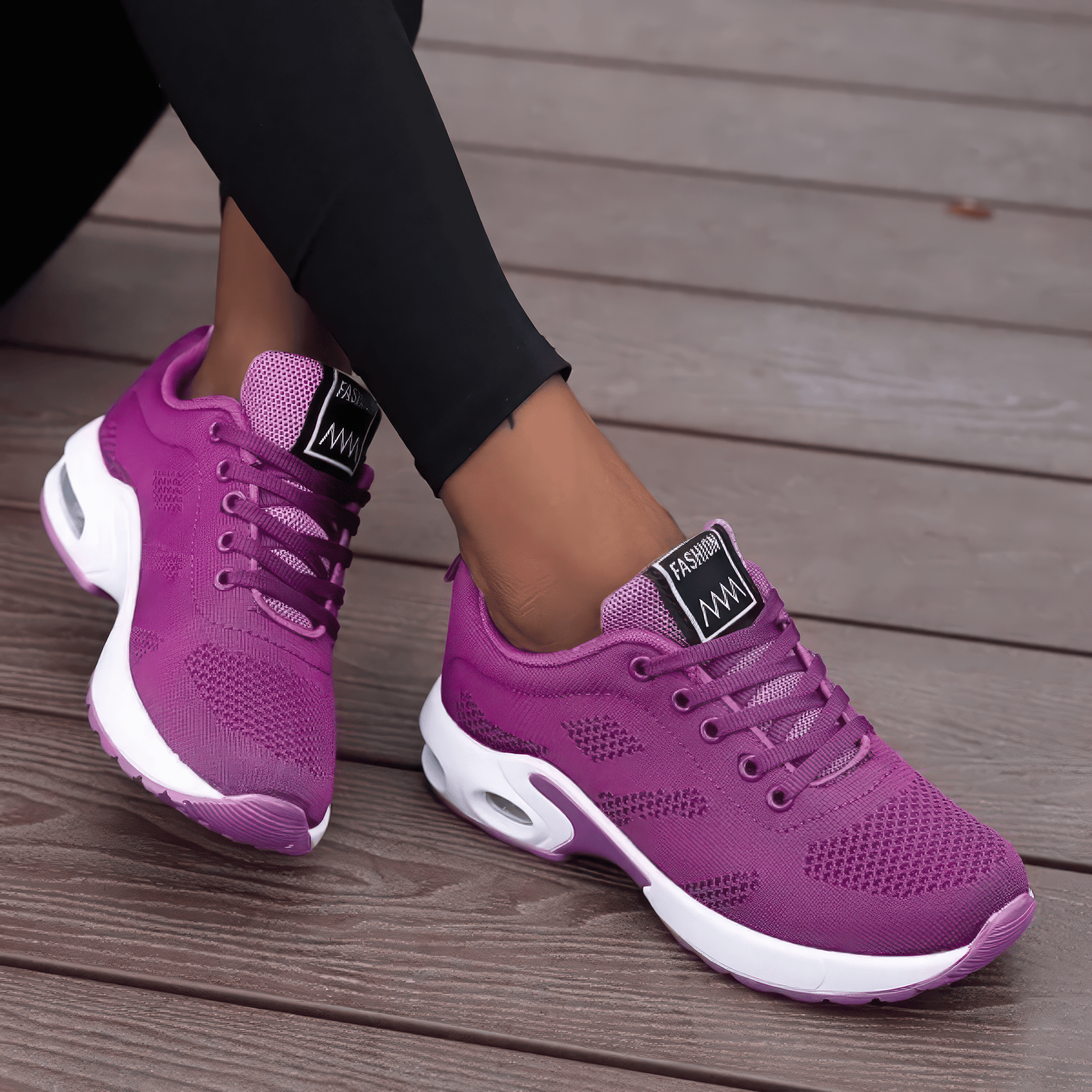 Primadon Damen Sportschuhe Lila / 33 Tabea | atmungsaktive Sneakers für Damen orthopädisch