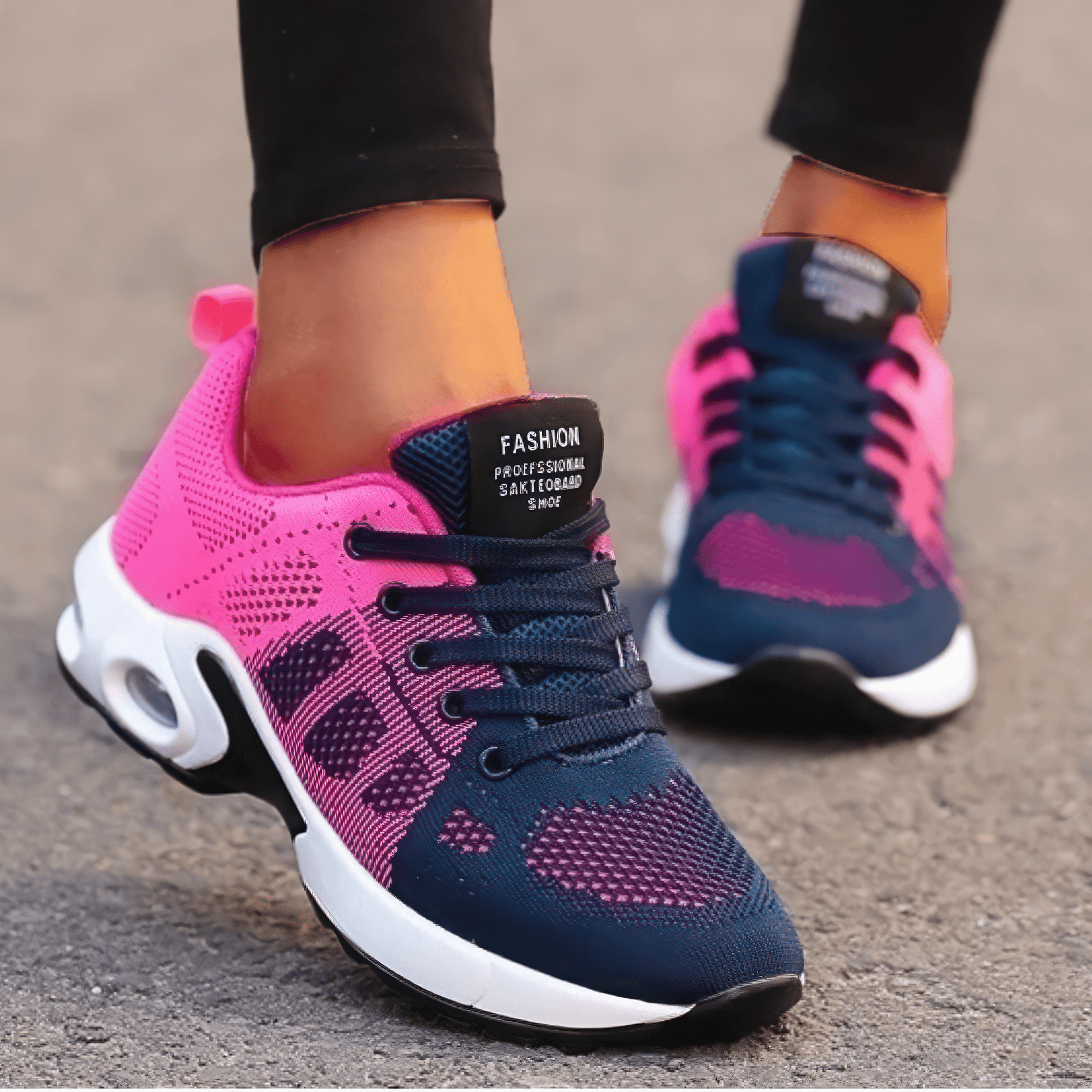 Primadon Damen Sportschuhe Rosa Blau / 33 Tabea | atmungsaktive Sneakers für Damen orthopädisch
