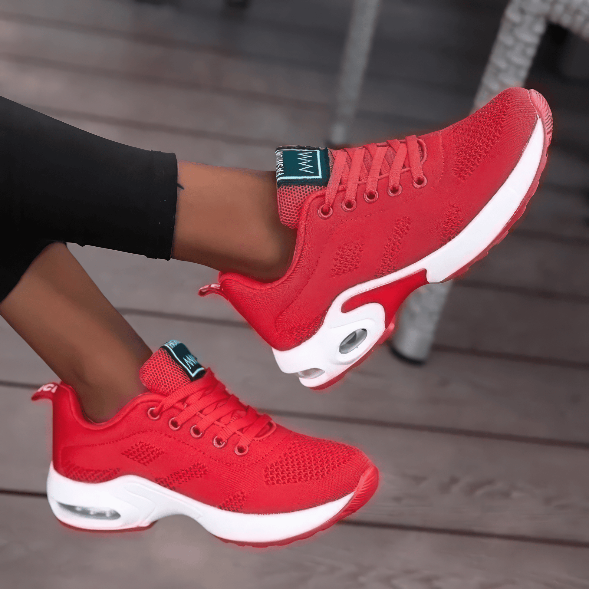 Primadon Damen Sportschuhe Rot / 33 Tabea | atmungsaktive Sneakers für Damen orthopädisch