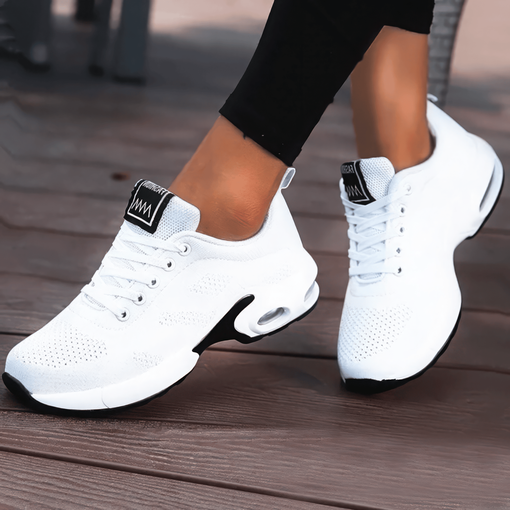 Primadon Damen Sportschuhe Weiß / 33 Tabea | atmungsaktive Sneakers für Damen orthopädisch