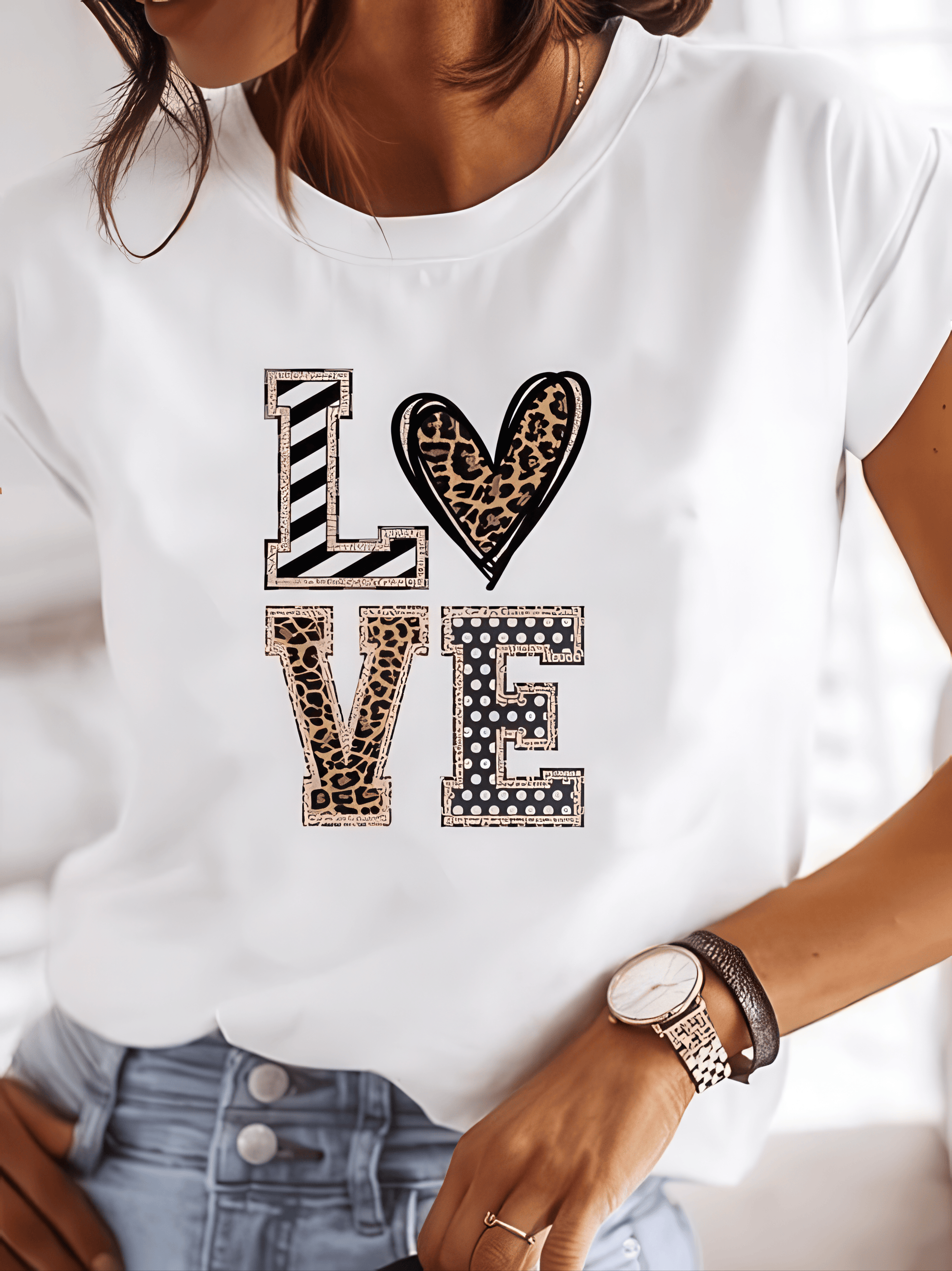 Primadon Damen T-Shirts Sophie | klassisches T-Shirt für Damen Baumwolle