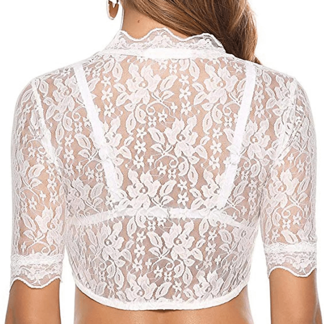 Primadon Damenbekleidung Anna | Elegante V-Ausschnitt Bluse für Damen Oktoberfest