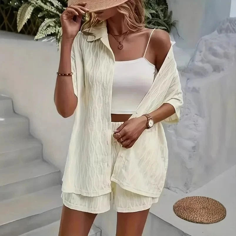 Primadon Damenbekleidung Mira lässiges Shirt Set für Damen Sommer
