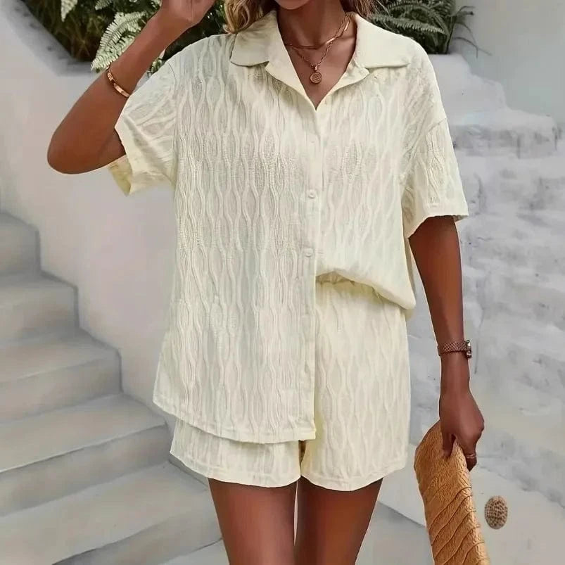 Primadon Damenbekleidung Mira lässiges Shirt Set für Damen Sommer