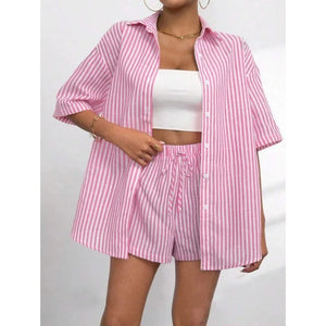 Primadon Damenbekleidung Pink / XS Sophie lässiges Zweiteiler Set für Damen Sommer