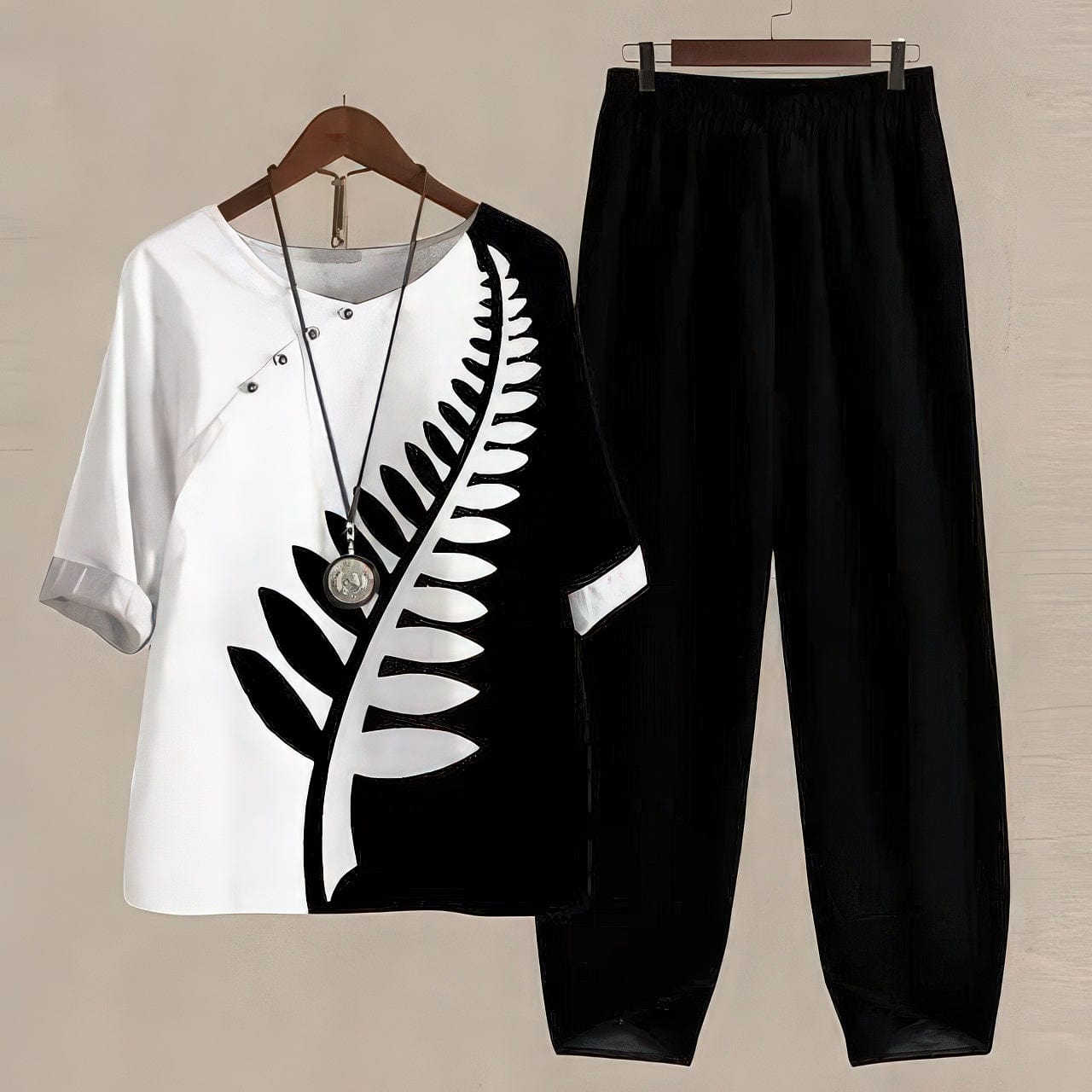 Primadon Damenbekleidung Schwarz / S Mira | luftiges Zweiteiler-Set für Damen Sommer