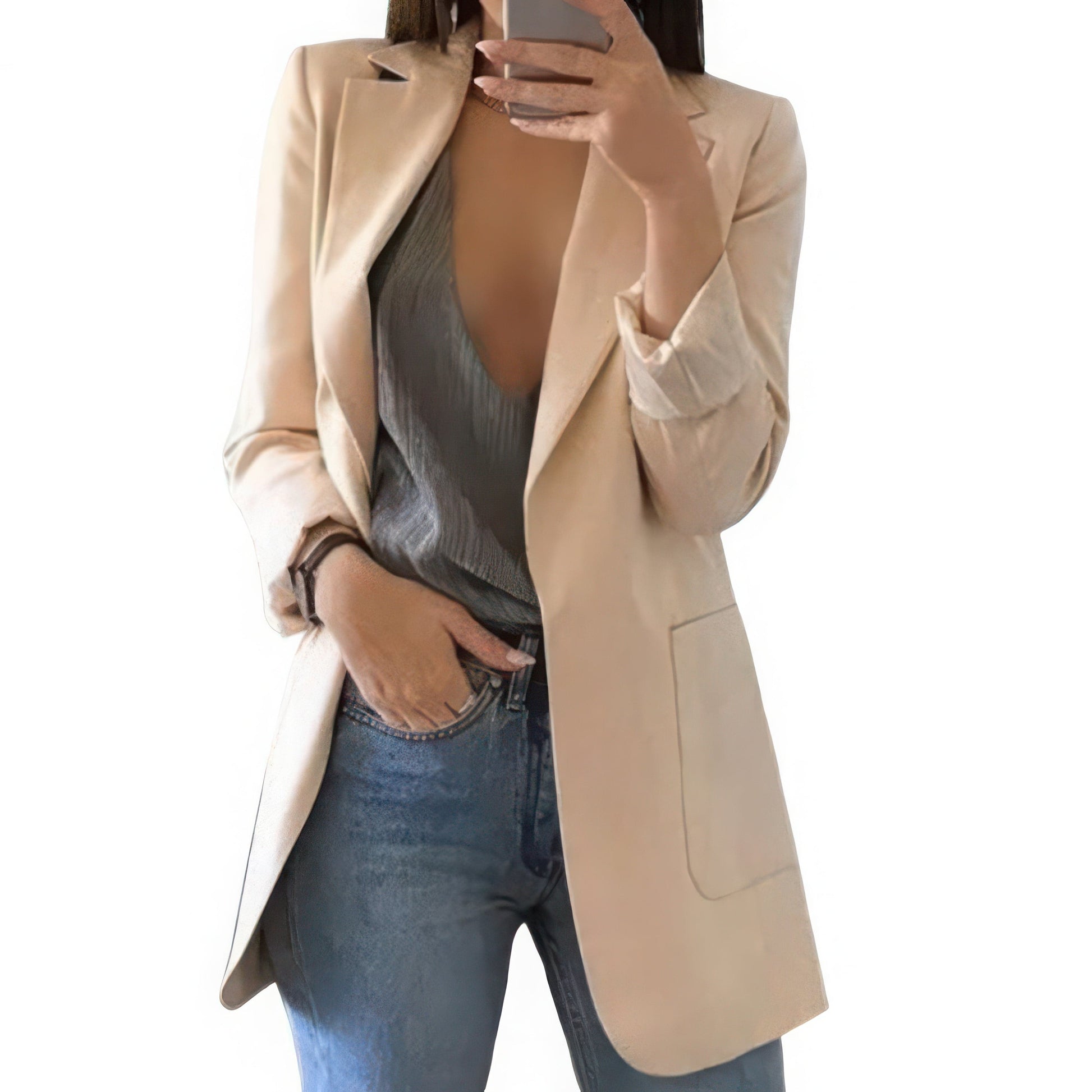 Primadon Damenblazer Aprikose / S Chloé | strukturierter Blazer für Damen büro