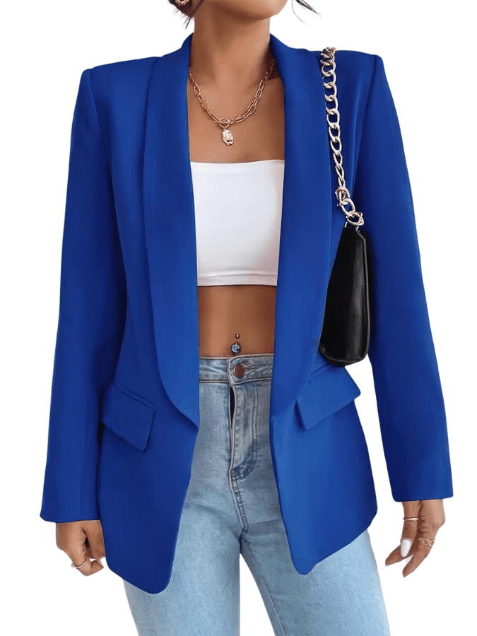 Primadon Damenblazer Blau / XS Ronja taillierter Blazer für Damen klassisch